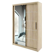 LYON Sliding Door Wardrobe with Mirror – Multiple Sizes & Colours