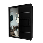 LYON Sliding Door Wardrobe with Mirror – Multiple Sizes & Colours