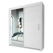 LYON Sliding Door Wardrobe with Mirror – Multiple Sizes & Colours