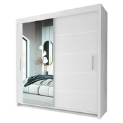 LYON Sliding Door Wardrobe with Mirror – Multiple Sizes & Colours