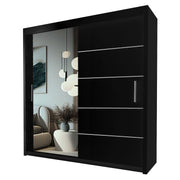 LYON Sliding Door Wardrobe with Mirror – Multiple Sizes & Colours