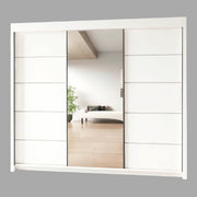 LYON Sliding Door Wardrobe with Mirror – Multiple Sizes & Colours
