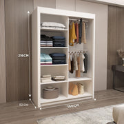 VENICE Sliding Door Wardrobe with Mirror – Multiple Sizes & Colours, Shelves & Hanging Rails