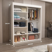 VENICE Sliding Door Wardrobe with Mirror – Multiple Sizes & Colours, Shelves & Hanging Rails