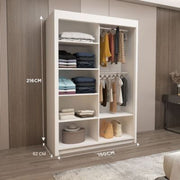 Milan Sliding Door Wardrobe with Mirror – 2 or 3 Doors, Multiple Sizes & Colours, Shelves & Drawers