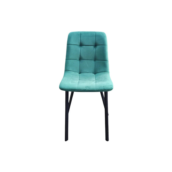 Ava Velvet Dining Chairs – Set of 2 or 4, Swivel Upholstered Chairs with Metal Legs, Modern Design