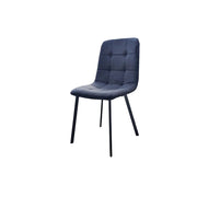 Ava Velvet Dining Chairs – Set of 2 or 4, Swivel Upholstered Chairs with Metal Legs, Modern Design