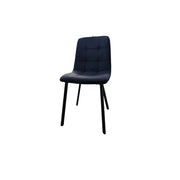 Ava Velvet Dining Chairs – Set of 2 or 4, Swivel Upholstered Chairs with Metal Legs, Modern Design