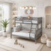 Lily Wooden Trio Bunk Bed with Guest bed – Space-Saving Solid Pine Frame – Optional Storage Drawers