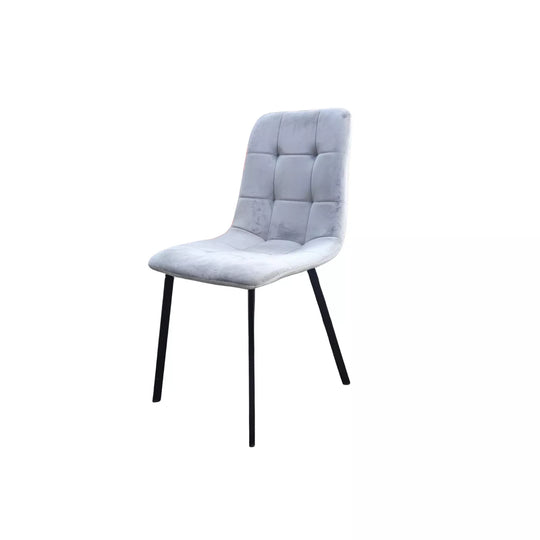 Ava Velvet Dining Chairs – Set of 2 or 4, Swivel Upholstered Chairs with Metal Legs, Modern Design
