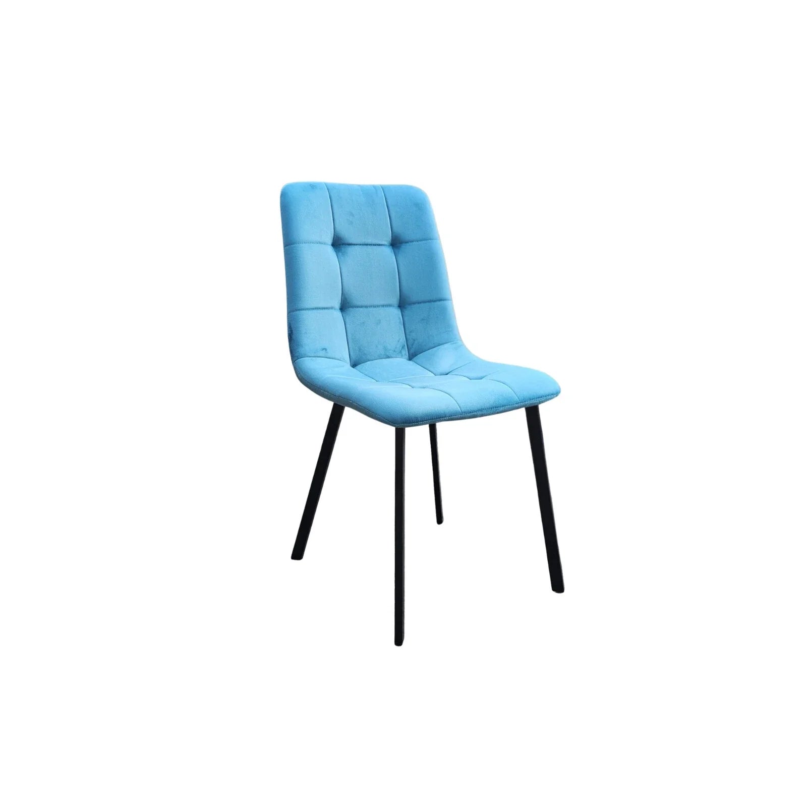 Ava Velvet Dining Chairs – Set of 2 or 4, Swivel Upholstered Chairs with Metal Legs, Modern Design
