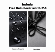 Waterproof rain cover with elastic fastening for 4-seater rattan corner garden sofa set